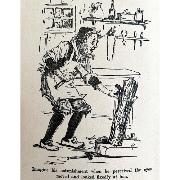 Pinocchio 1920s Illustrated Frances Brundage Raphael Tuck Artist HC Collodi WHBS - Picture 4 of 10